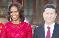 First ladies visit Forbidden City