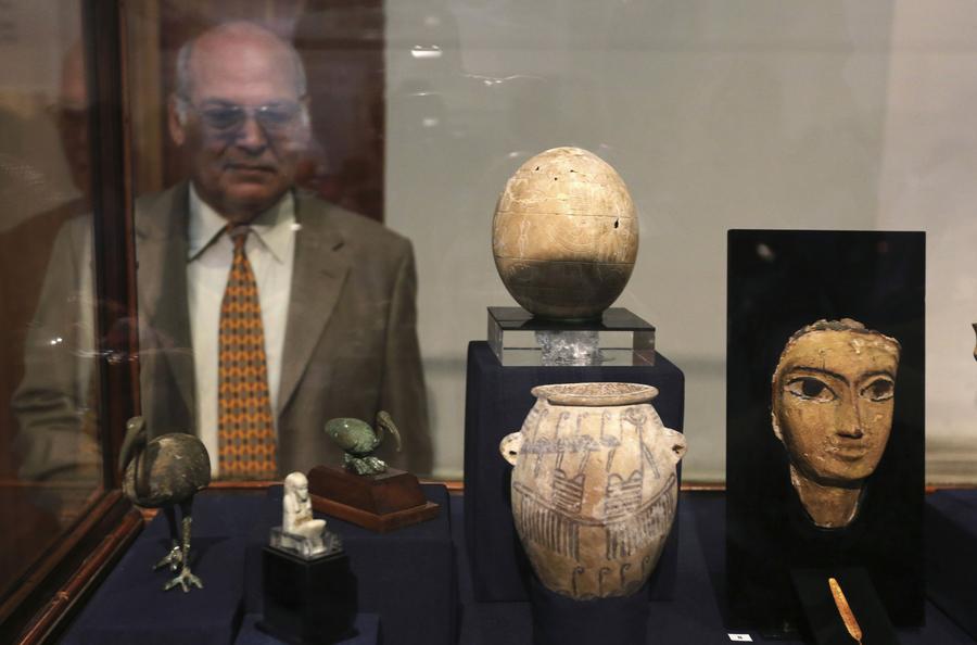 Egyptian Museum exhibits repatriated relics