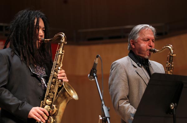 Chinese saxophonist and US jazz maestro tour China