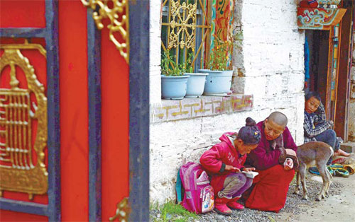 Nun gives gift of language