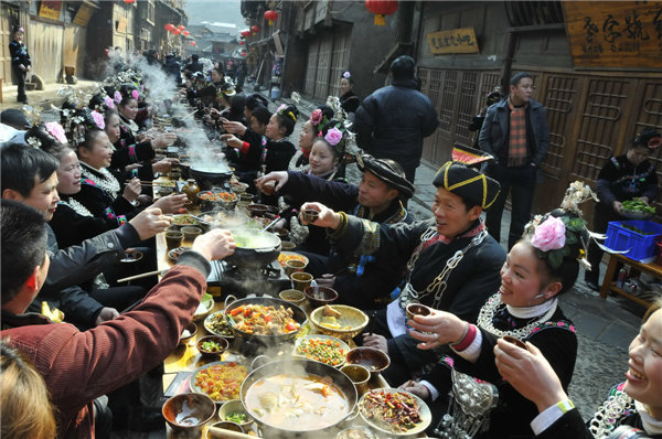 Miao village saves its historical charm