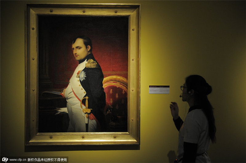 Culture relics about Napoleon displayed in Tianjin