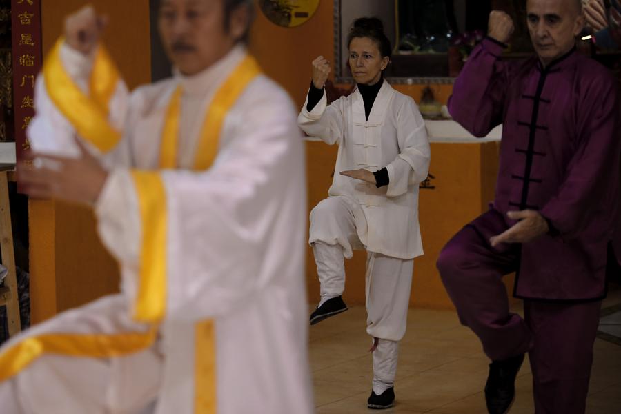 Spanish woman's affection for tai chi