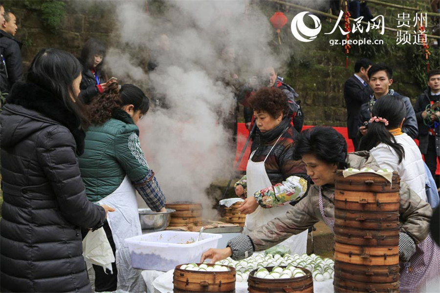 'Long Street Banquet' in Datong ancient town