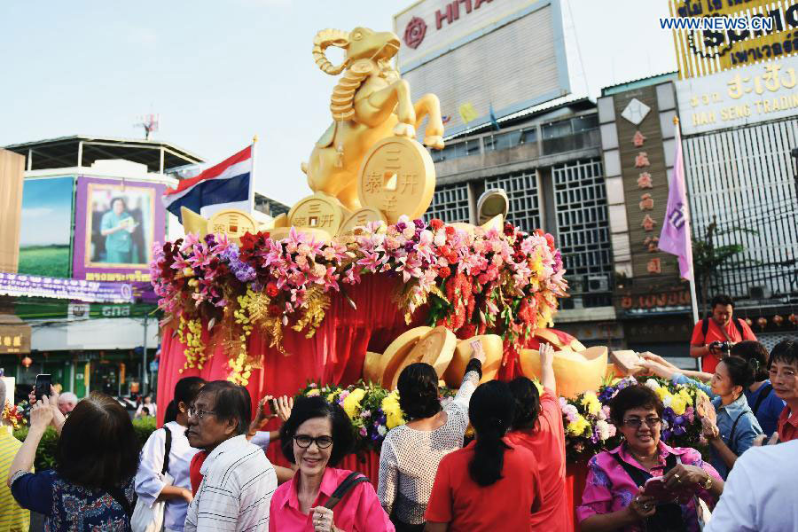 Spring Festival celebrated in Bangkok's Chinatown