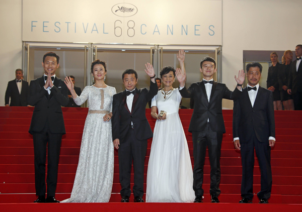 Jia Zhangke's movie screened at Cannes to compete for Palme d'Or