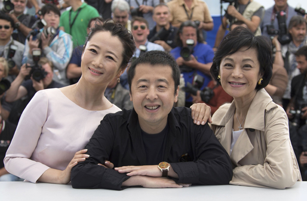 Jia Zhangke's movie screened at Cannes to compete for Palme d'Or