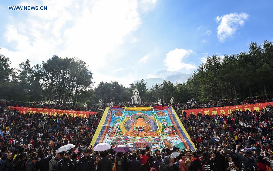 Pilgrimage fair festival held in China's Sichuan