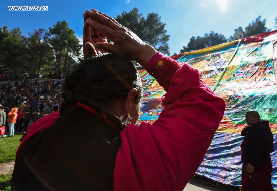 Pilgrimage fair festival held in China's Sichuan