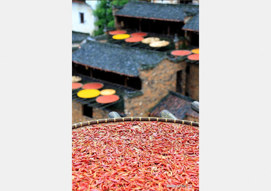 Crop drying during raining season in Eastern China 