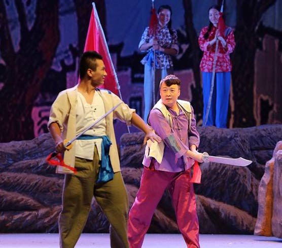 New stage drama commemorates WWII premieres in Xi'an