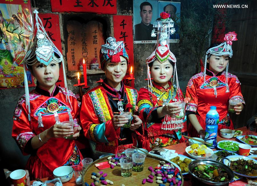 She ethnic people hold wedding ceremony in E China