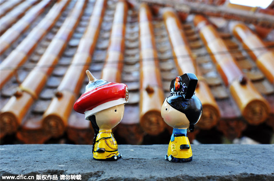 Palace Museum dolls travel to Shenyang's ancient site