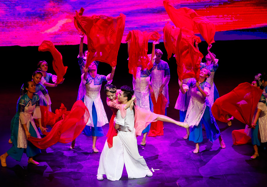 Dance drama 'The Silk Road on the Sea' performed in Brussels