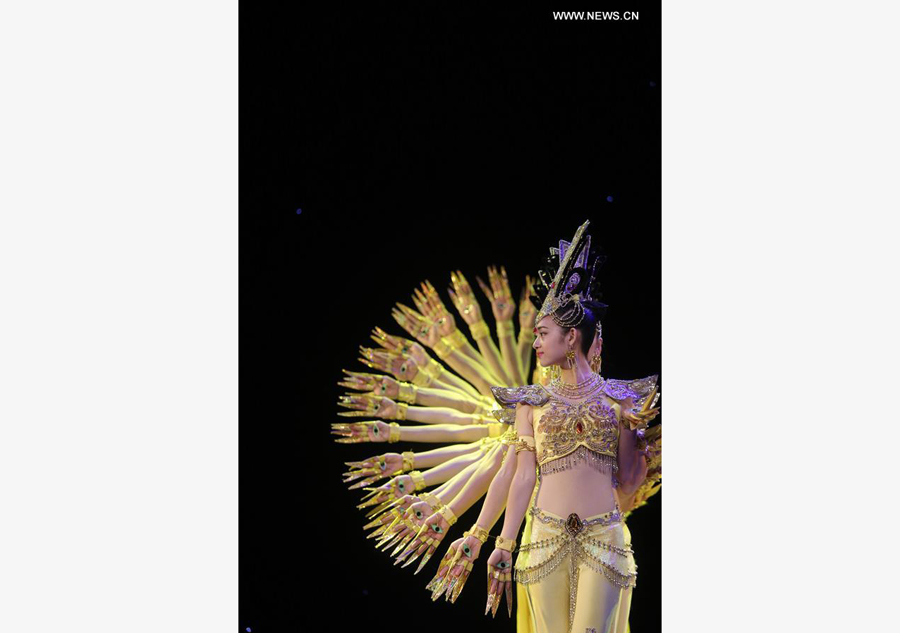 Chinese disabled artists perform to celebrate Lunar New Year in Panama