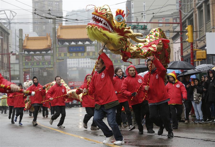 People celebrate Chinese Lunar New Year in Canada