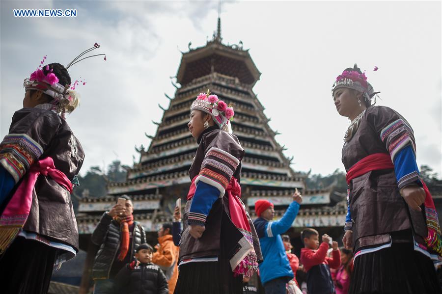 Ancestor-worshipping ritual held in China's Guizhou