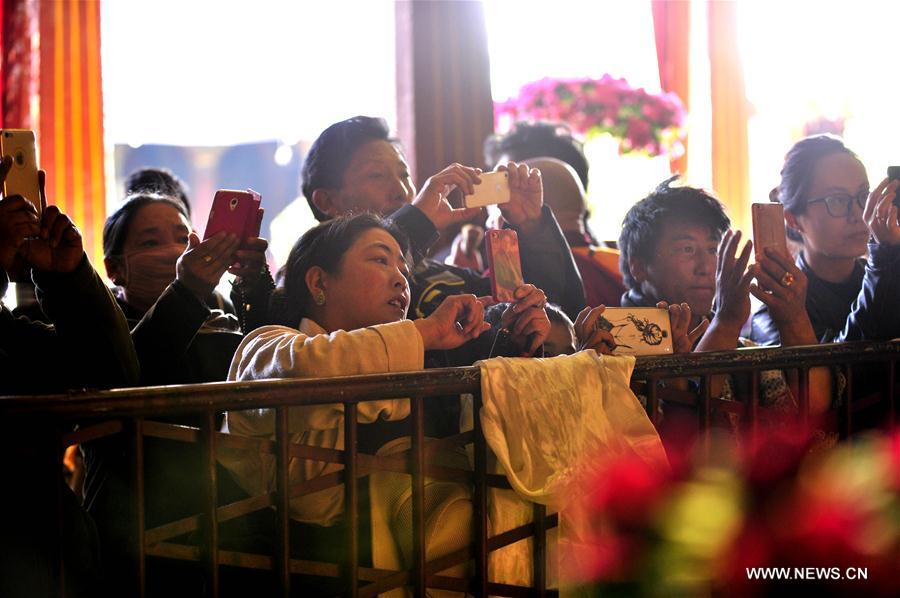 Exhibition of butter sculptures held in Lhasa