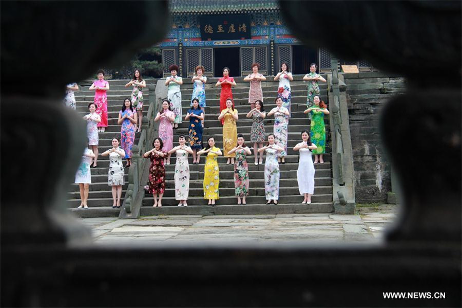 Cheongsam show displayed in Central China