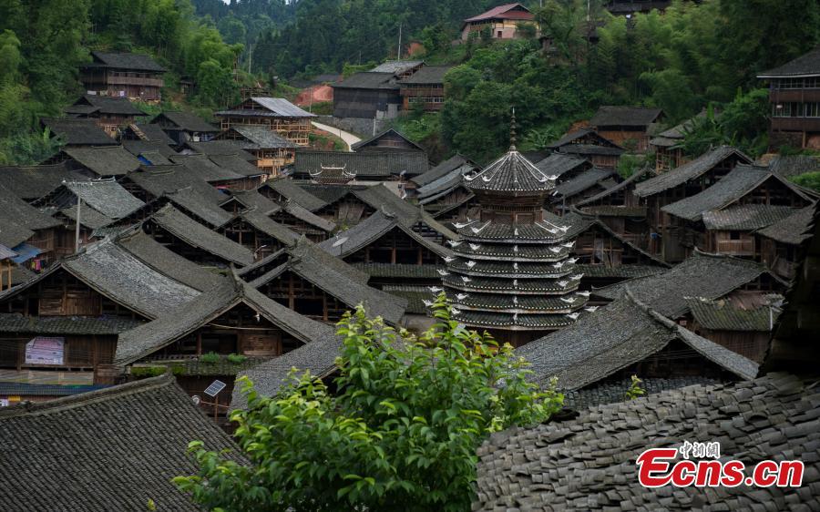 Dong village preserves old buildings and tradition