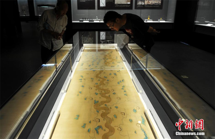 Cultural relics displayed in Hebei