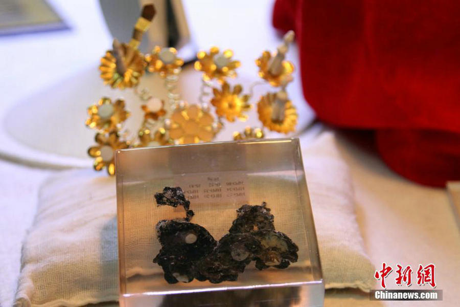 Crown of Empress Xiao of Sui Dynasty revealed