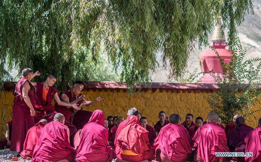 Sanyai Monastery in Zhanang county, Tibet