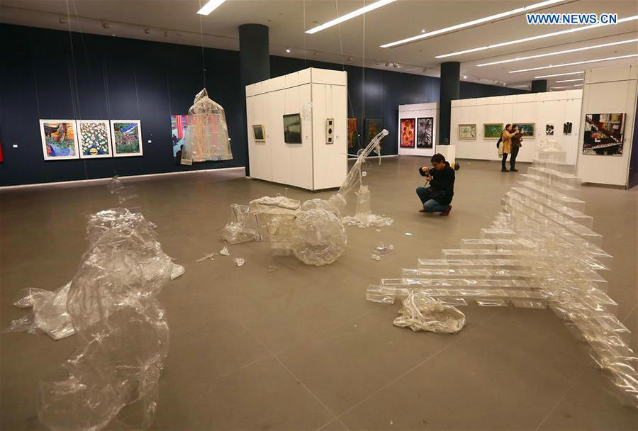 Youth artwork exhibition held in Tianjin