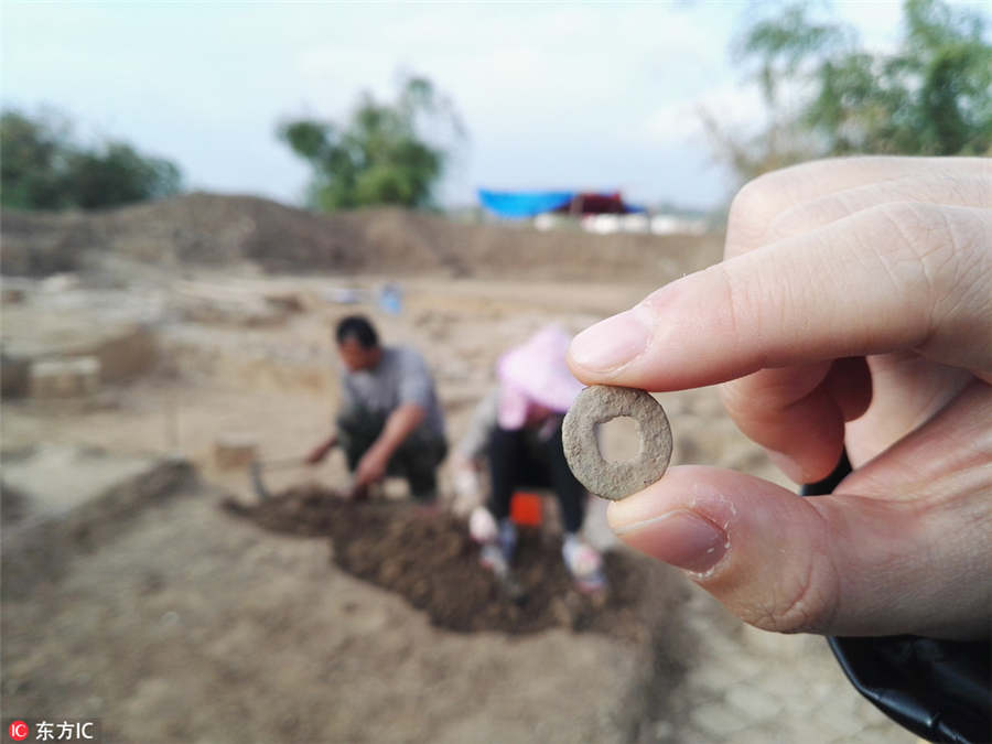 Rescue excavation underway for Nanning's Zhenjiang Building ruins