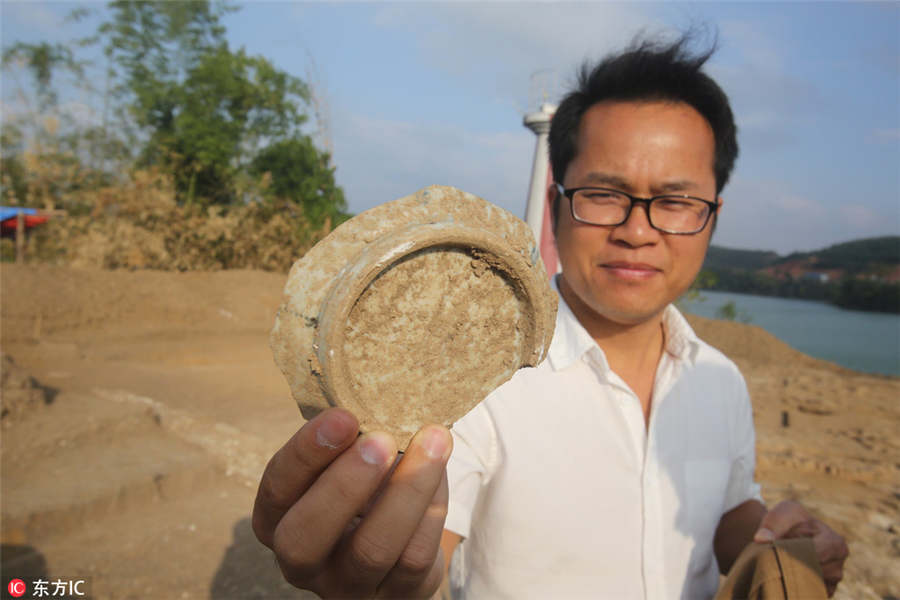 Rescue excavation underway for Nanning's Zhenjiang Building ruins