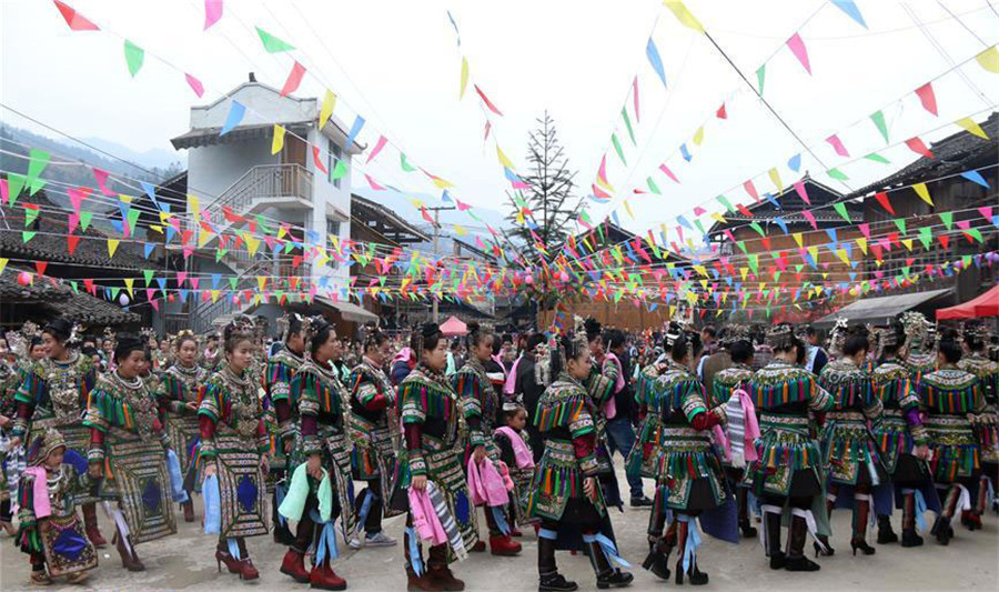 Rare festival held in Guizhou to celebrate Dong minority culture