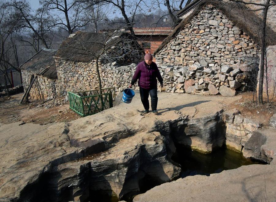 Stone village in Central China's Henan