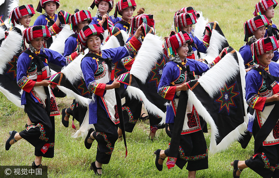 Shilin International Torch Festival lights up SW China