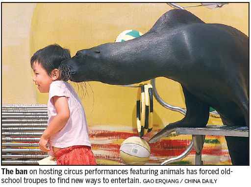 Old school circuses struggle to survive after animal ban