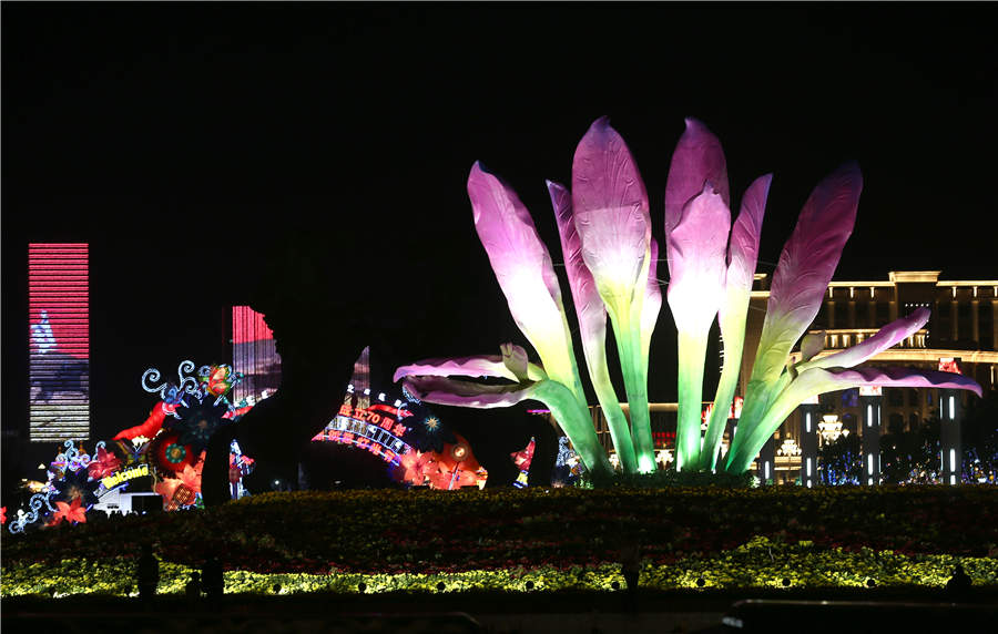 Modern technology lights up Ordos in Inner Mongolia