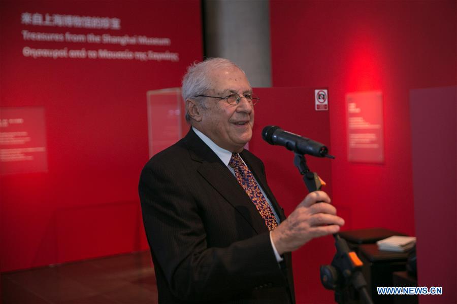 Two treasures from Shanghai Museum exhibited at Athens Acropolis Museum