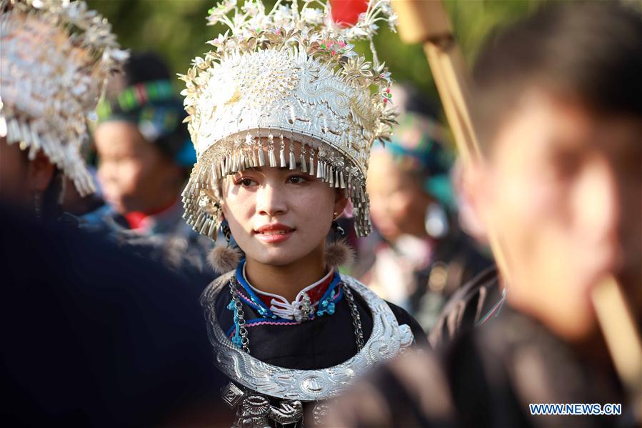 People of Miao ethnic group celebrate ‘Chixin’ festival in SW China