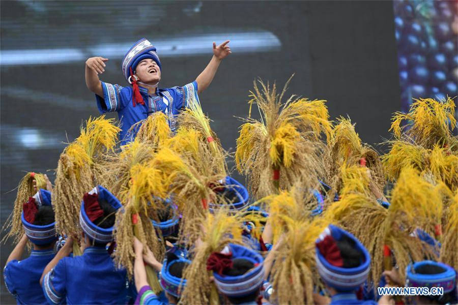 Mulao ethnic group celebrates Yifan festival in SW China