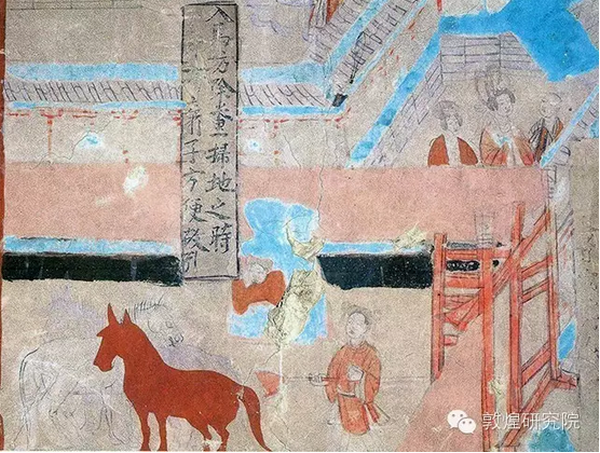 Frescos illustrate ancient workers in Dunhuang