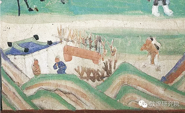 Frescos illustrate ancient workers in Dunhuang