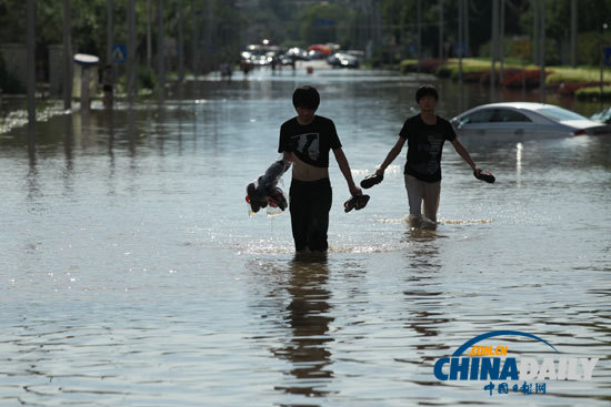 現(xiàn)場直擊：暴雨后的北京