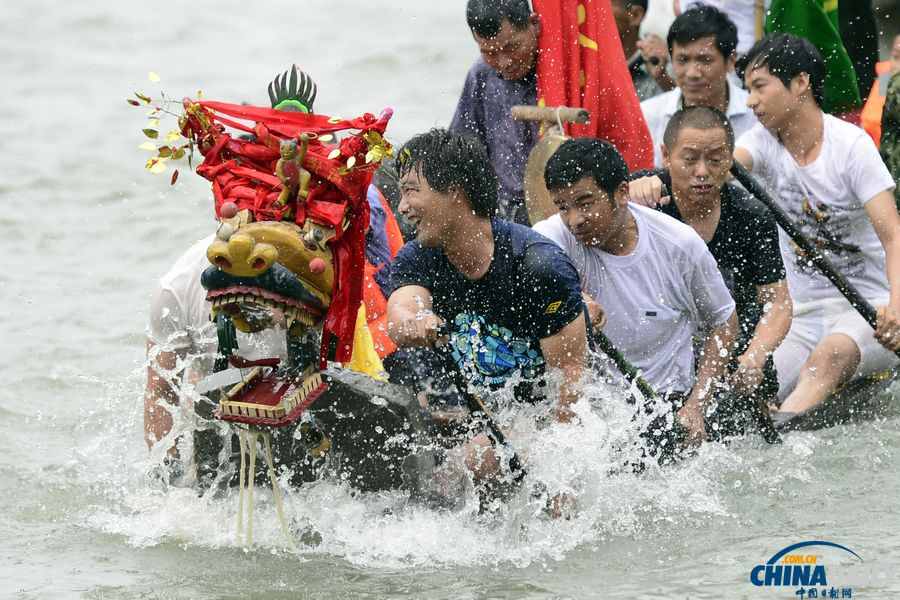 浙江杭州端午賽龍舟