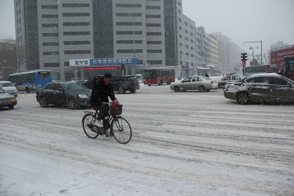 長(zhǎng)春今年首降暴雪