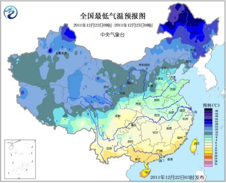 未來三天中國東北部分地區(qū)降溫可達10℃以上