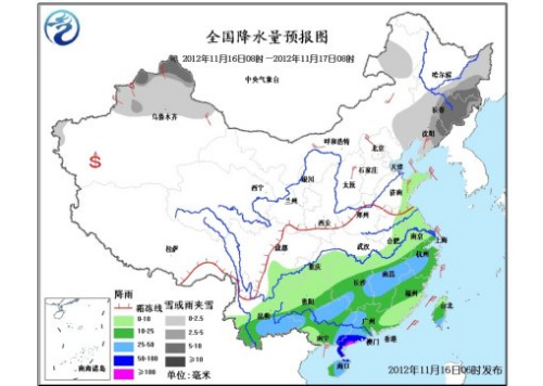 冷空氣繼續(xù)影響中東部地區(qū) 東北內(nèi)蒙有明顯降雪