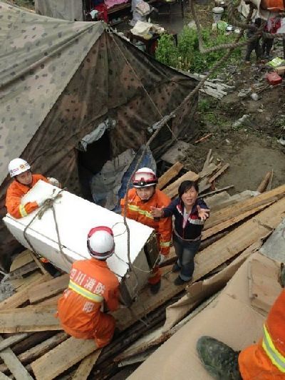 過(guò)家門(mén)而不入 德陽(yáng)消防雅安籍戰(zhàn)士含淚戰(zhàn)斗在一線