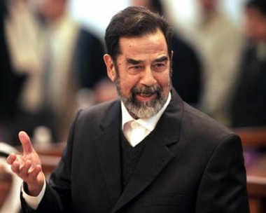 Saddam stands for trial