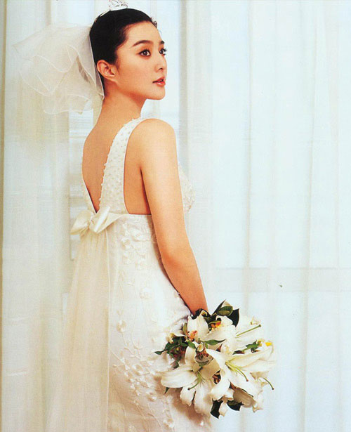 Fan Bingbing in wedding gowns