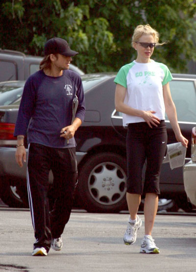 Nicole Kidman and Keith: first in fitness