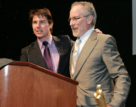 Tom Cruise pleasantly surprises Spielberg